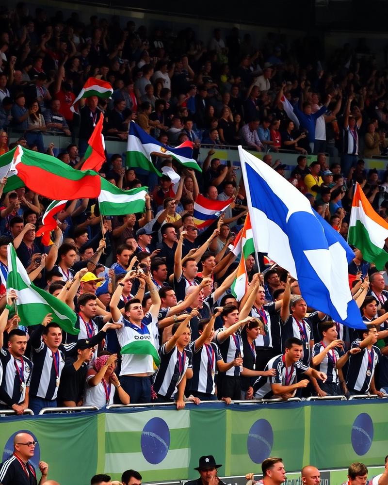 Torcida vibrante